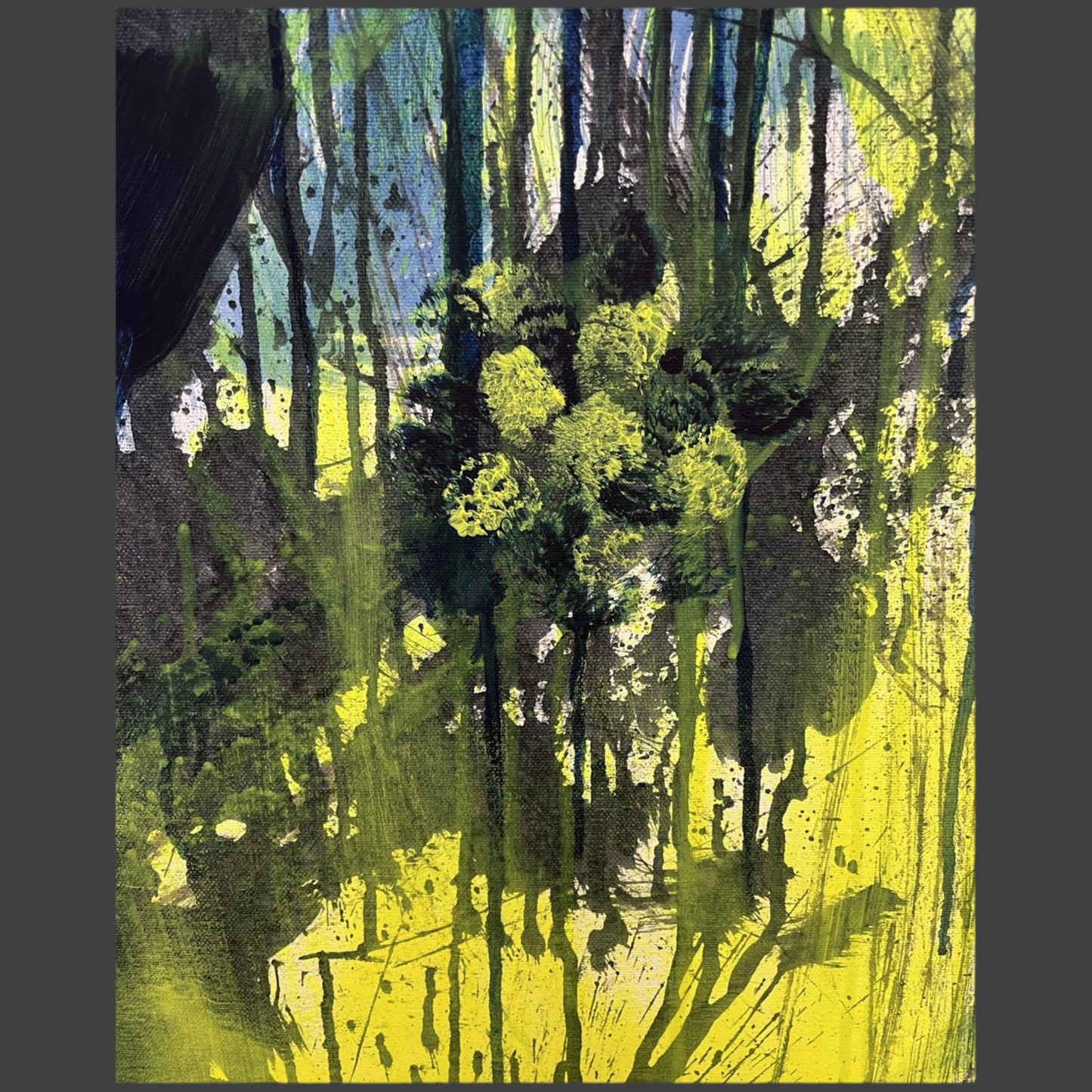 Whimsical Forest Scene Fine Art Poster – Vivid 12-Color Giclée Print